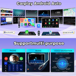 Lecteur DVD sans fil 9 pouces pour <span class=keywords><strong>Renault</strong></span> <span class=keywords><strong>Clio</strong></span> <span class=keywords><strong>3</strong></span> 2005-2014 Carplay Android 14 GPS <span class=keywords><strong>Radio</strong></span> FM Lecteur multimédia universel Android Musique - Product Image 3