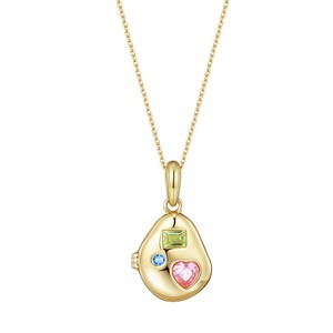 Ожерелье с золотым медальоном, 14 карат - Product Image 1