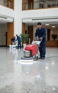 Cera <span class=keywords><strong>para</strong></span> Pisos <span class=keywords><strong>de</strong></span> Alta Velocidad DuoBow Ecológica, Ahorradora <span class=keywords><strong>de</strong></span> Líquido y Eficiente BILIZHI 3.785L Compatible con <span class=keywords><strong>Terrazo</strong></span>, Mármol, Azulejos y Plástico - Product Image 5