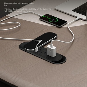 Moderno <span class=keywords><strong>Studio</strong></span> Executive Desk a forma di L CEO mobili da ufficio con cassettiere e Design presa - Product Image 3