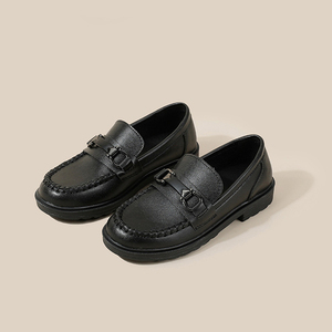 Sapatos casuais de alta qualidade personalizados infantis vestido formal mocassins feitos de couro premium - Product Image 3