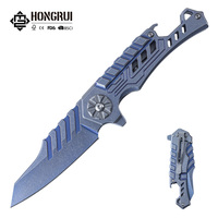 Couteau de poche Hongrui 2026, nouveau design, lame en acier 3Cr13, couteau pliant de camping avec manche en 3Cr13 pour une utilisation en extérieur
