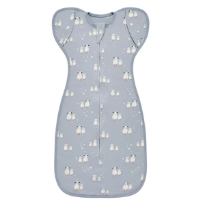 Couverture d'emmaillotage en coton quatre saisons pour bébé, motif dessin animé, anti-sursaut, sac de couchage pour nouveau-né - Product Image 1