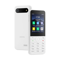 Téléphone à clavier Android 4G UNIWA A2808 avec écran tactile IPS de 2,8 pouces, Android 11, 3 Go + 32 Go, Smartphone fonctionnel
