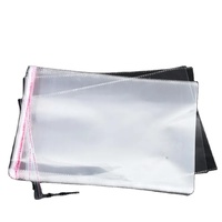Sacs en plastique OPP transparents pour emballage alimentaire micro-ondable avec rabat auto-adhésif, taille personnalisée disponible