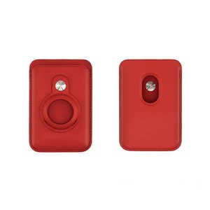 Cartera Magnética para MagSafe con Soporte para <span class=keywords><strong>AirTag</strong></span>, Antipérdida, de Cuero, con Ranura para Tarjetas, para <span class=keywords><strong>iPhone</strong></span> 15 14 <span class=keywords><strong>13</strong></span> <span class=keywords><strong>Pro</strong></span> Max, al por Mayor - Product Image 1