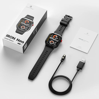 Reloj Inteligente Original HAYLOU IRON NEO con Pantalla TFT HD de 1.95 Pulgadas, Resistente al Agua 3ATM, Llamadas por Bluetooth, 30 Días de Autonomía de la Batería, Reloj Deportivo para Exteriores