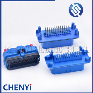 ขั้วต่อกันน้ำอัตโนมัติ35ขาสีฟ้าปิดผนึกบอร์ด ECU ซีลซ็อกเก็ตปลั๊ก PCB 776164-5 776231-5 776230-5 776163-5 1-776231-5 - Product Image 3