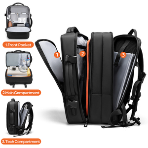 Sac à dos pour <span class=keywords><strong>ordinateur</strong></span> portable moderne de haute qualité pour hommes et femmes avec plusieurs compartiments, port de charge USB, sacs de voyage d'affaires, imperméables - Product Image 1