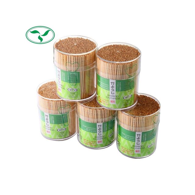 Custom Bottles Bamboo Toothpick Wholesales Single Two Point Wooden Toothpick Manufacturer