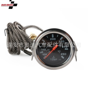Jauge de température d'eau mécanique Auso-Racing 52 mm 12 V avec capteur pour tableau de bord de voiture - Product Image 1