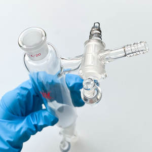 Vidro de Laboratório Personalizado CS Labglass, Funil de Vidro Borossilicato de Parede Grossa com Disco Filtro G2/G3 - Product Image 5