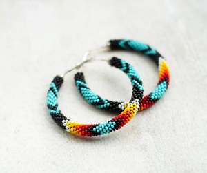pendientes de cuentas Creaciones hechas a mano - Product Image 1
