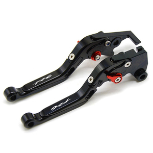 Vente en gros de pièces détachées pour <span class=keywords><strong>Yamaha</strong></span> FZ1, accessoires, leviers de frein et d'embrayage en papier plastique titane emballé dans un sac - Product Image 1