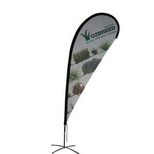 Double sided bandiere piuma Commercio All'ingrosso stampati personalizzati pubblicità piuma <span class=keywords><strong>bandiera</strong></span> del teardrop segno - Product Image 5