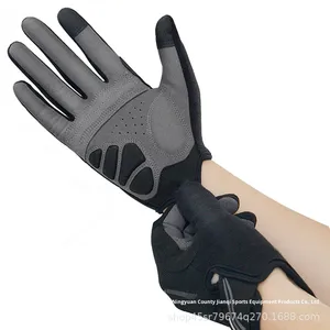 Sarung Tangan Sepeda Motor WESKOS DR1 Penjualan Langsung Pabrik, Sarung Tangan Bersepeda Full Finger Anti-Slip Peredam Guncangan Kulit Unisex - Product Image 5