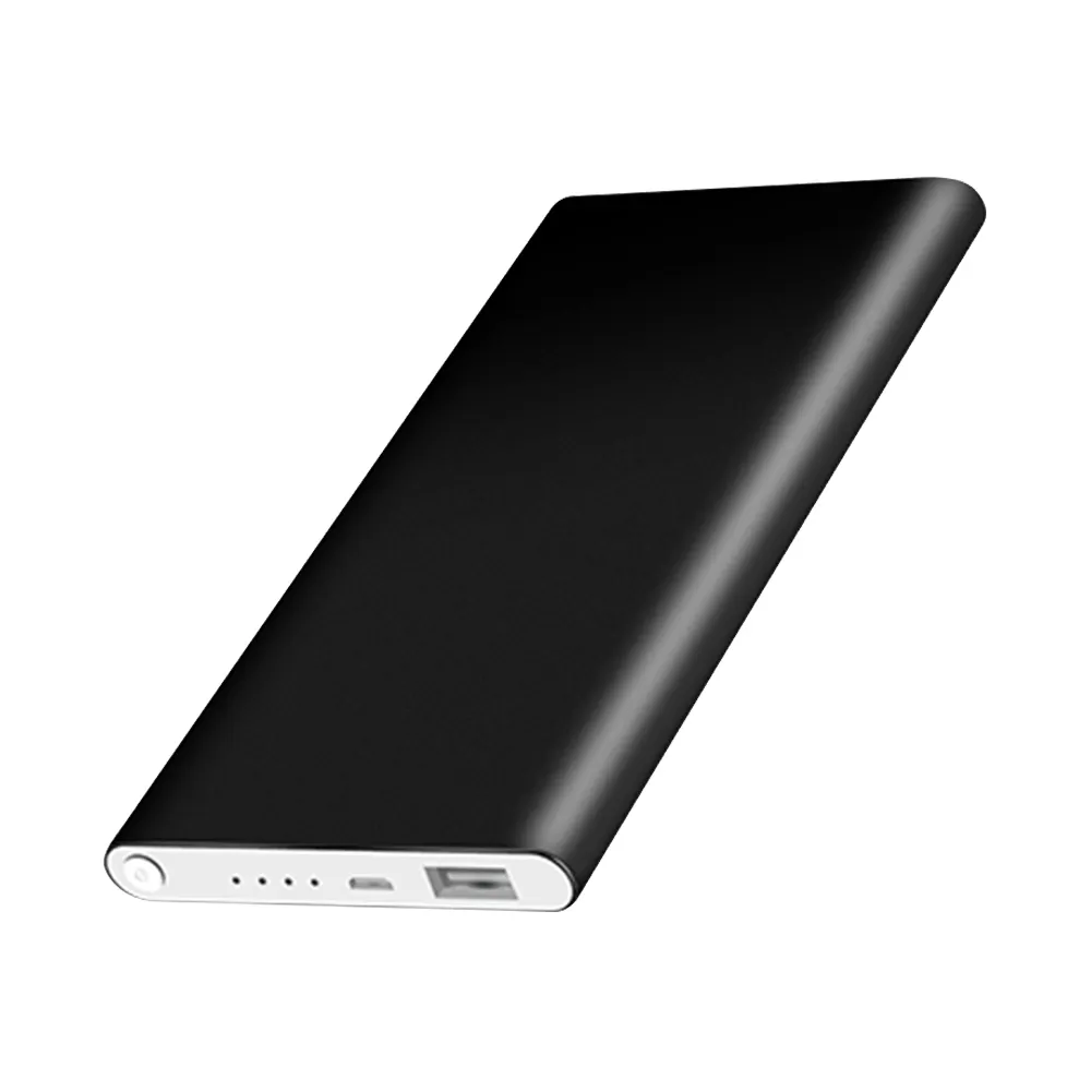 Aluminium tragbare USB-Ausgang Power Banks Preis schlanke Metall karten form 4000 mAh Power Bank Ladegerät