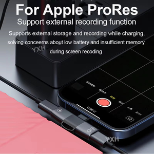 OTGダブルUSB Type-C PD 15W充電器、Type-CジャックAUXオーディオヘッドホンスプリッターアダプター（iPhone 15 Pro Max、Samsung、Xiaomi対応） - Product Image 6