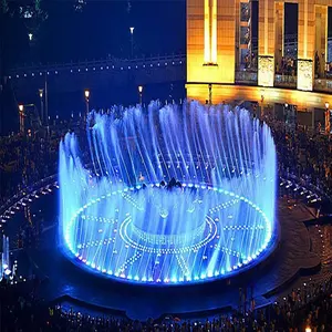 Turkey moroccan outdoor lake sea large stainless steel dancing music water fountain