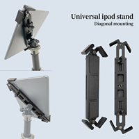 Support de trépied pour tablette pour iPad Pro 13 12.9 11 Surface Galaxy 9 à 14 pouces, filetage de trépied 1/4 et 3/8 pouces, compatible Arca-Swiss