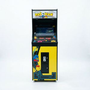 เครื่องเกมอาร์เคดแบบตั้งตรงย้อนยุคคลาสสิก ทำจากไม้และอะคริลิก ปรับแต่งได้ ใช้เหรียญ พร้อมเกม LUCK สำหรับ 1-2 ผู้เล่น - Product Image 1