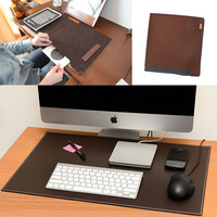 Tapis de souris en polyester et laine, tapis en cuir, tapis de bureau en feutre, tapis de table avec un excellent prix