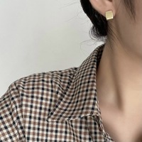 Boucles d'oreilles huggie en argent sterling 925, plaqué or 14kt, personnalisées, nouvelle collection
