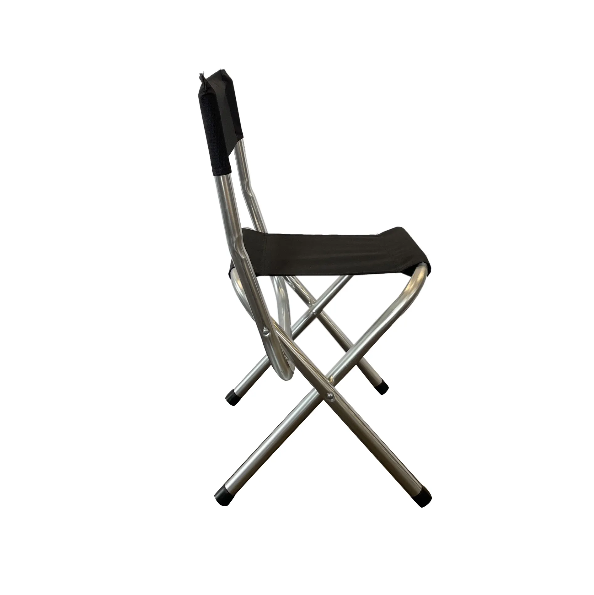 Popüler Modern alüminyum tüp çerçeve yastıklı katlanır sandalyeler hafif katlanır yemek açık yönetmen koltuğu