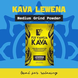 Vanua Kava Lewena Premium 1 фунт среднего помола базальный корень кавы порошок 6-7% кавалактон Гладкий чистый чай для похудения корня кавы - Product Image 2