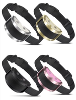 Collier anti-aboiement automatique sans choc, étanche IP65, à vibration, rechargeable, à commande vocale, pour chiens de petite et moyenne taille