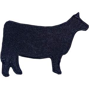 แผ่นปักลายวัวสีดำ DigitEMB ชุด 11 ชิ้น ขนาด 3x2.2 นิ้ว แบบรีดติด สำหรับเสื้อแจ็คเก็ต กระเป๋า และเครื่องแต่งกาย - Product Image 4