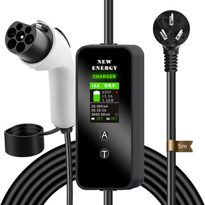 Chargeur d'énergie nouvelle génération 16A 220V 3.5KW, station de charge portable intelligente à double contrôle de température pour véhicule électrique - Product Image 2