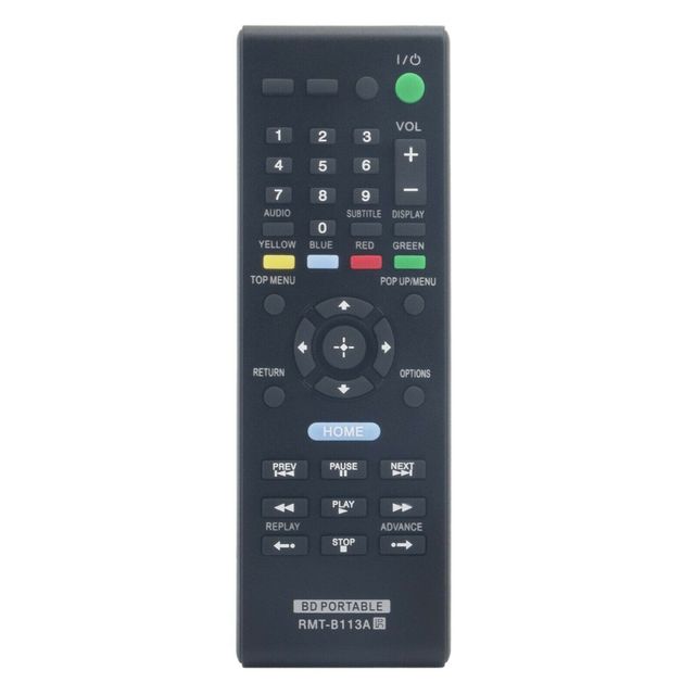 Blu-Ray Disc DVD Player Remote Control Universal RMT-B113A Replaced Remote Control Fit for Sony BDP-SX90 BDP-SX1000 BDP-SX910 B