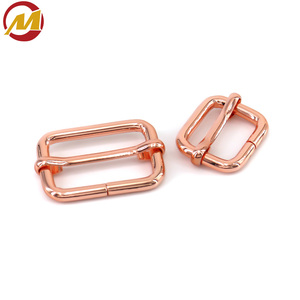 Smooth Plated <b>Strap</b> <b>Adjuster</b> Buckles Multi Size Metal Sliders for Bag <b>Straps</b> Dog Leashes Belts and Outdoor Gear - Product Image 3