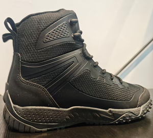 DFH06 Black High‑Cut Tactical Combat <b>Boots</b> Breathable Mesh Construction Shock‑Absorbing Rugged Outsole for <b>Hiking</b> Camping Field - Product Image 3