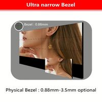 LuxGaze Proveedores Exterior Interior 46 55 Pulgadas 4K Lcd Tv Xxx Video Wall Precio Seam Standing Splicing Pantallas Lcd Video Wall