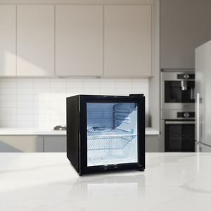 Réfrigérateur NUELEAD NE-52C à affichage numérique, économie d'énergie, 52 litres, acier inoxydable, verrouillage enfant - Product Image 1