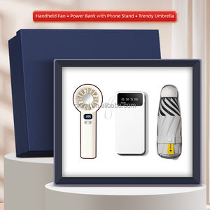 Contacter Événement essentiel ensemble de cadeau promotionnel ventilateur Power Bank parapluie parfait pour <span class=keywords><strong>Air</strong></span> <span class=keywords><strong>Cargo</strong></span> Company avec personnalisable - Product Image 2