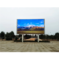 Pré ingénierie autoroute panneau routier acier matériel monté sur pilier panneau d'affichage de publicité extérieure Led Structure d'écran d'affichage