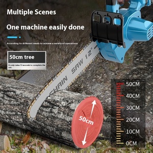 Batterie au lithium pour scie à chaîne électrique portative à une main de 12 pouces pour l'élagage des arbres, petite exploitation forestière domestique, bricolage OEM - Product Image 3