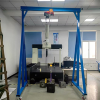 Mini Grúa Eléctrica Portátil, Elevador de Plataforma Móvil, Capacidad de Carga de 1-5 Toneladas