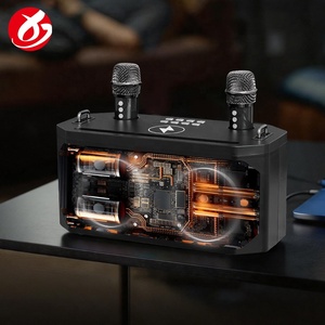 Altavoz Portátil OEM ODM V5.3 RGB LED Impermeable IPX3 40W con Función de Reloj Despertador y Karaoke para Actividades al Aire Libre Inalámbricas - Product Image 6