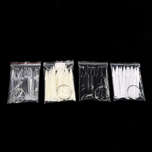 Nuancier de couleurs pour vernis à ongles longs stiletto, faux ongles d'entraînement, pointes pour nail art, nuancier de couleurs pour gel UV, carte de présentation pour manucure en salon - Product Image 4