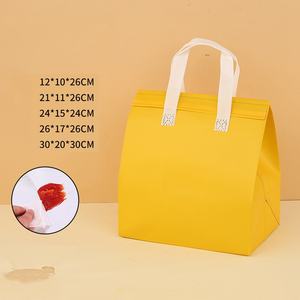 Bolsas de Entrega para Pasteles Personalizadas, Bolsas Térmicas Aislantes de Tela No Tejida para Empacar Pasteles de Leche y Tiramisú con Logotipo Personalizado - Product Image 5