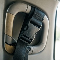 Filet de rangement de toit réglable JIARUI D1 en nylon et élasthanne, 8 à 11 compartiments, pour SUV et Jeeps, optimise l'espace intérieur du toit