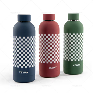 YEeway กระติกน้ำสแตนเลส0.5L สุญญากาศผนังสองชั้นขนาด500มล. ขวดน้ำเก็บความร้อนขนาดเล็กสำหรับเล่นกีฬา - Product Image 5