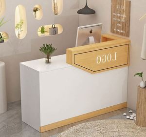 Muebles de Salón de Belleza de Último Diseño, Mostrador de Recepción para Salón de Belleza, Mostrador de Pago para Salón de <span class=keywords><strong>Uñas</strong></span> - Product Image 6