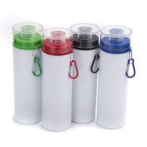 Bouteille d'eau sport en aluminium blanc de 750 ml, personnalisable par sublimation, écologique, pour cadeaux d'entreprise et camping (vente en gros) - Product Image 2