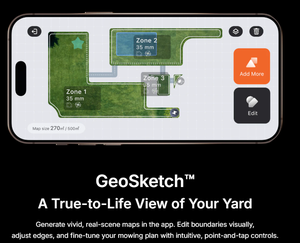 เครื่องตัดหญ้าอัตโนมัติไร้สาย Navimow i215 Lidar ขับเคลื่อนด้วยตัวเอง ระบบนำทาง AI ไม่ต้องกำหนดขอบเขต สำหรับพื้นที่ 1500 ตารางเมตร ㎡   สวน - Product Image 6