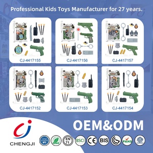 Chengji Đồ Chơi Màu Xanh Lá Cây Mô Phỏng Quân Sự Súng Pistol Còng Tay Bắt Bắt Chơi Thiết Lập Giả Vờ Chơi Lực Lượng Vũ Trang Quân Sự Đồ Chơi Cho Trẻ Em - Product Image 5